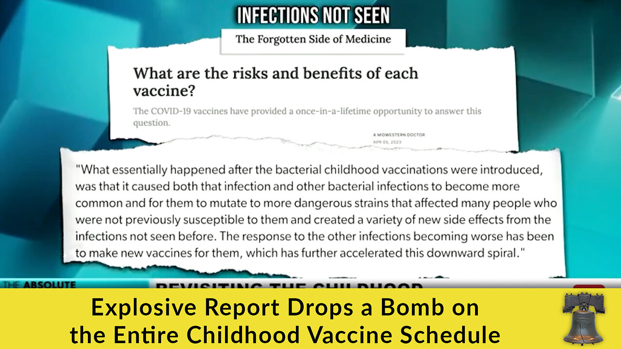 Explosive Report Drops a Bomb on the Entire Childhood Vaccine Schedule