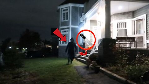 We got chased with a knife!