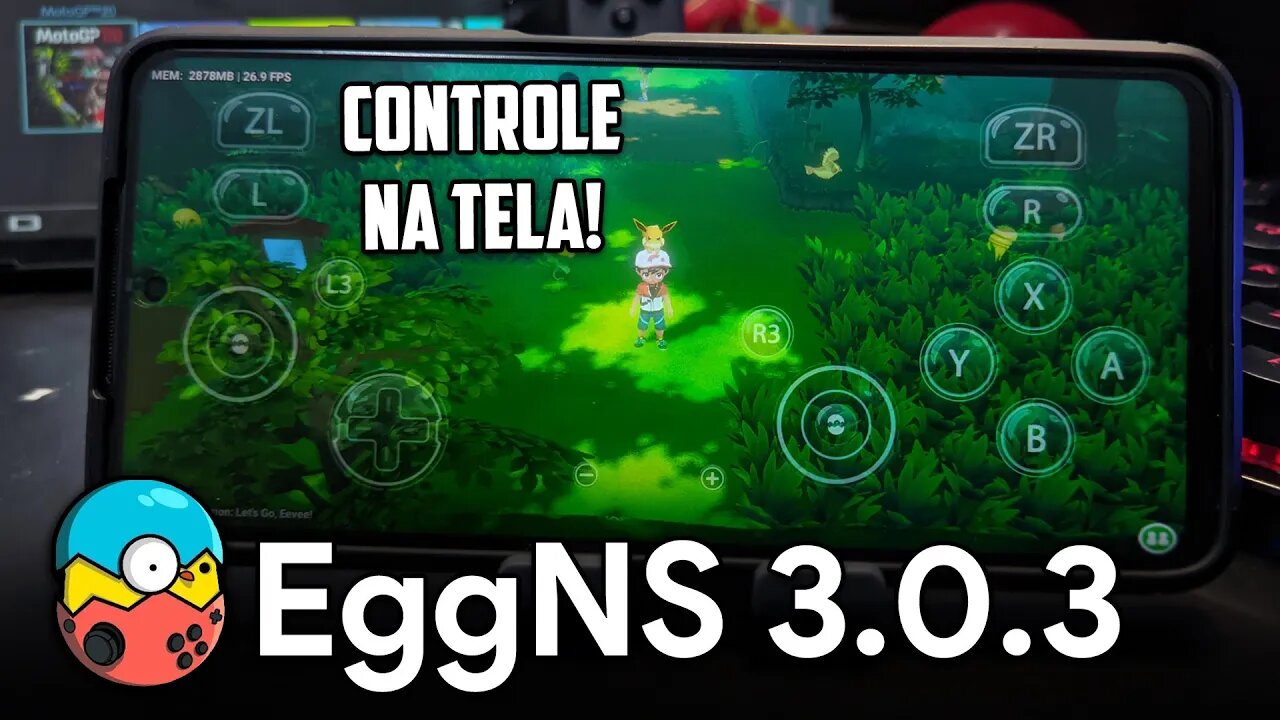 Egg NS v3.0.3 COM CONTROLE NA TELA e SUPORTE A OUTROS CONTROLES! | EMULADOR DE SWITCH PARA ANDROID!