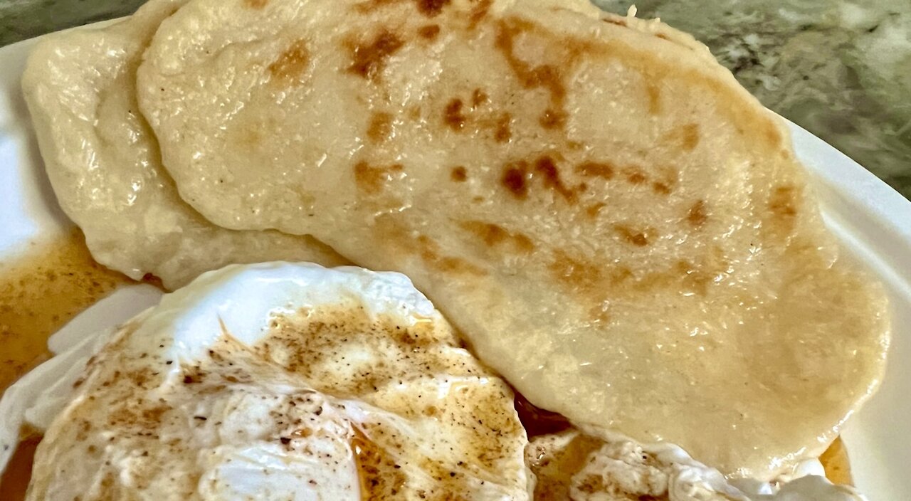 2 Ingredient Naan Bread (Eastern “tortilla”)