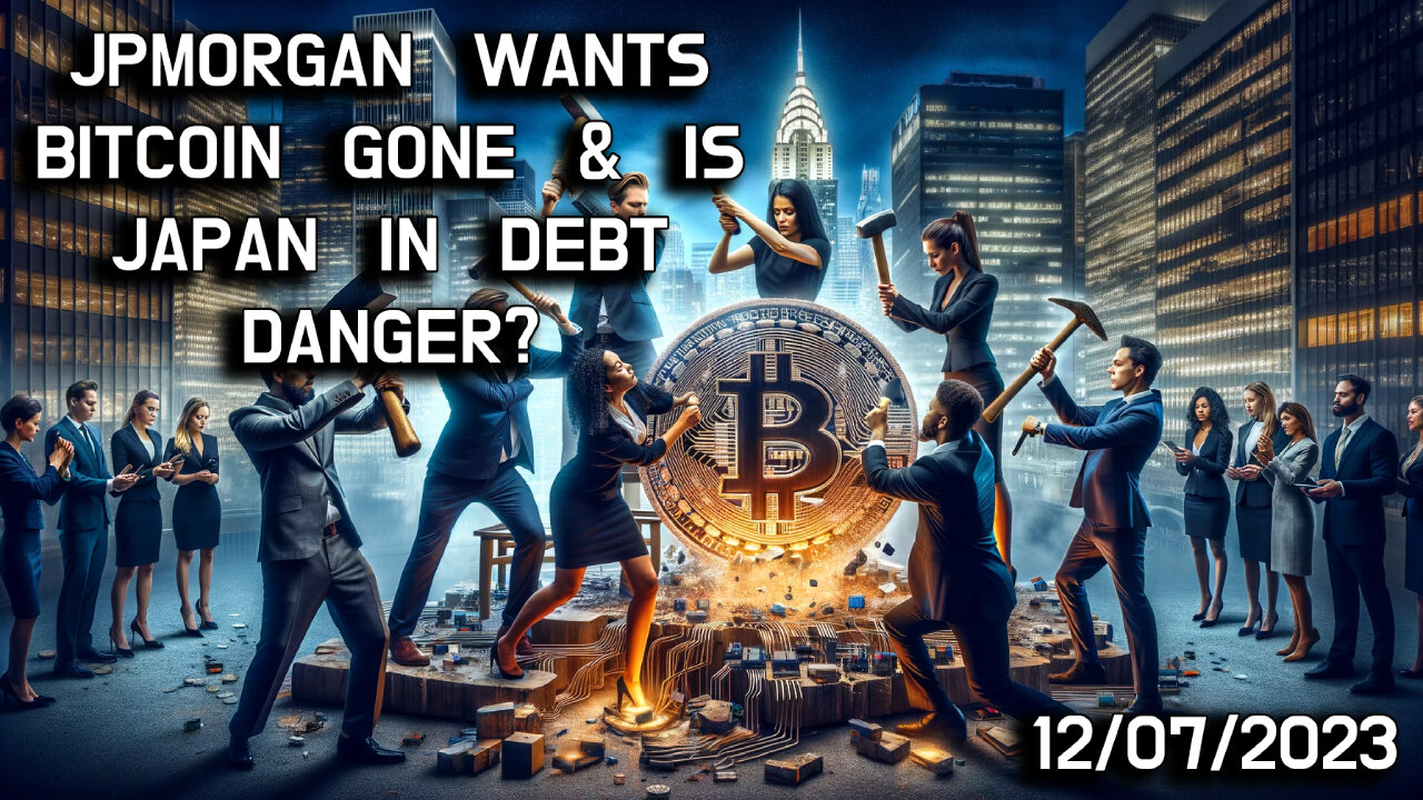 🇯🇵💰🔍 Japan in Financial Turmoil: Coupled with JPMorgan's Push to Shut Down Bitcoin 💰🔍🇯🇵