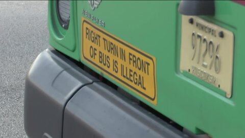 Former transit driver warns about the dangers of illegal right turns in front of buses