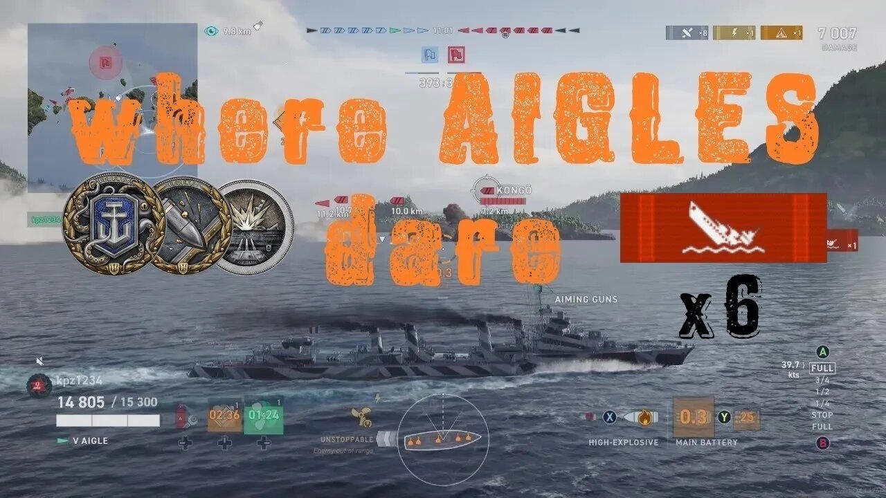 Where Aigles Dare (World of Warships Legends Gameplay Review)