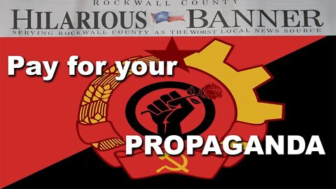 049: Banner: "Pay for your PROPAGANDA!"