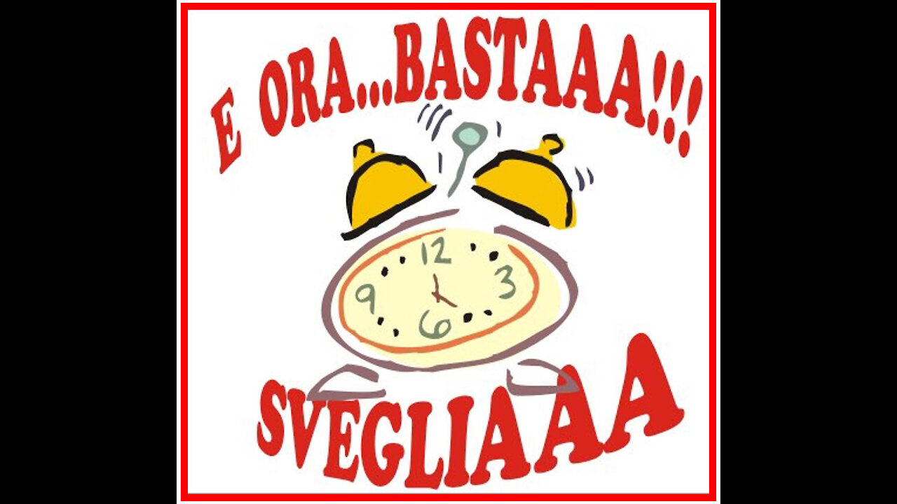 E ORA BASTA !!! ⏰ SVEGLIAAAA 😴😴😴 QUESTA MADRE NE SA UNA PIU' DEL👹 DIAVOLO 👹