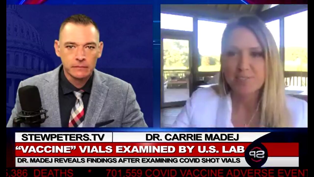 Dr. Carrie Madej First U.S. lab examines vaccine vials horrific findings revealed - 9-29-21