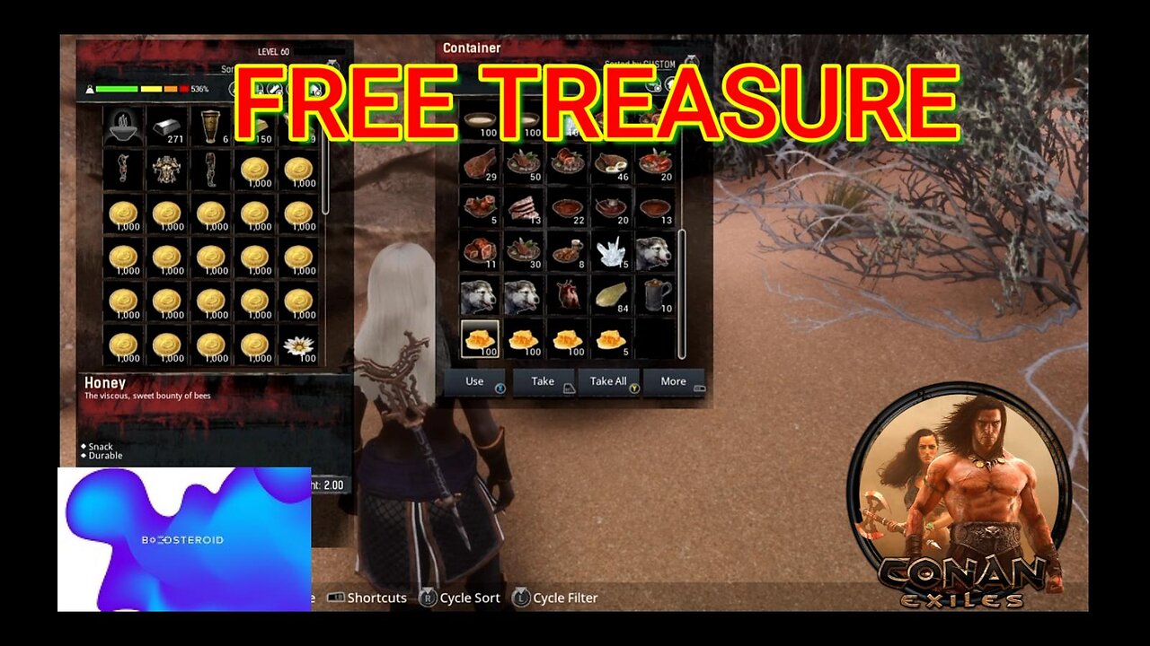 Conan Exiles FREE TREASURE Busty Boobs #Boosteroid #conanexiles