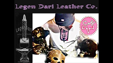 Leather Skull Build ~ Free Hand and Fun