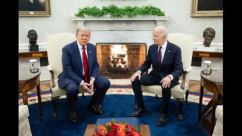 Trump & Biden Hang Out for Transition