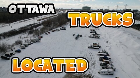 OTTAWA CONVOY TRUCKS LOCATED IN POLICE IMPOUND