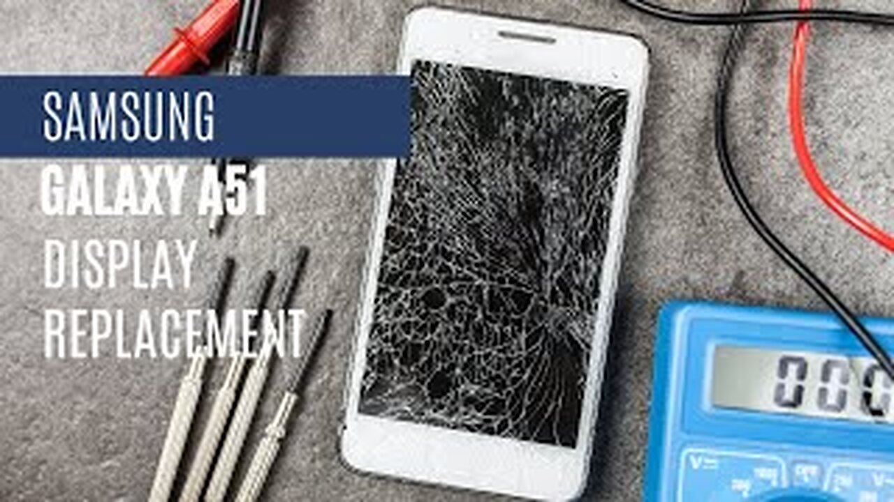 Samsung Galaxy A51 | Screen repair | Display replacement | Repair video