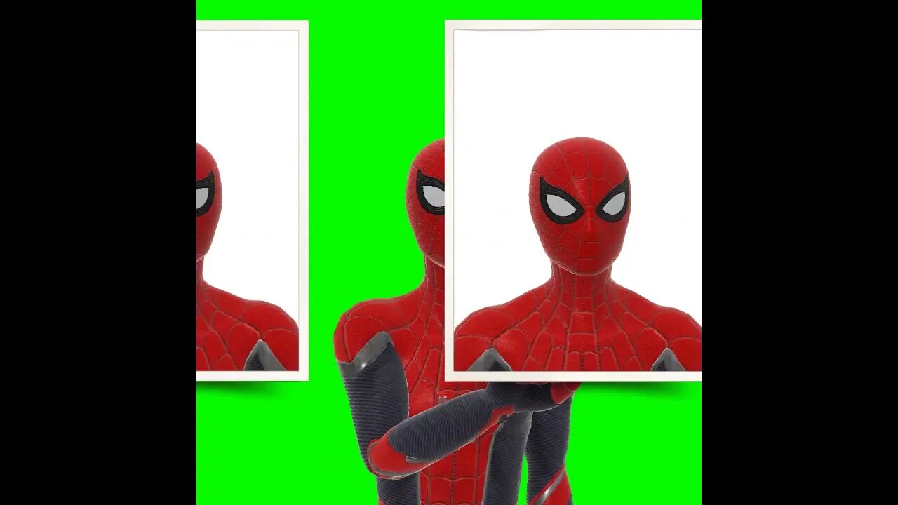 Vídeo de Animação - Homem Aranha Spider Man chroma key #shorts