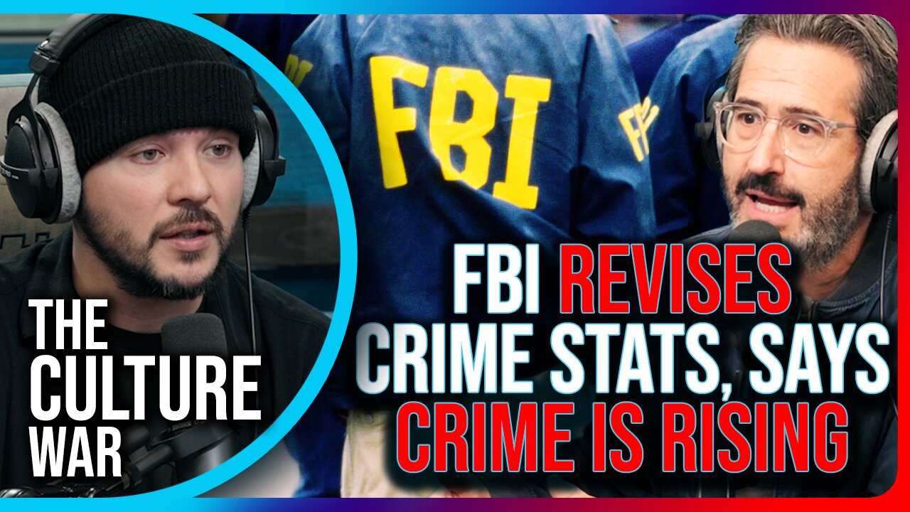 FBI REVISES Crime Stats, Says Crime Is RISING, Sam Seder Says Crime Is DOWN