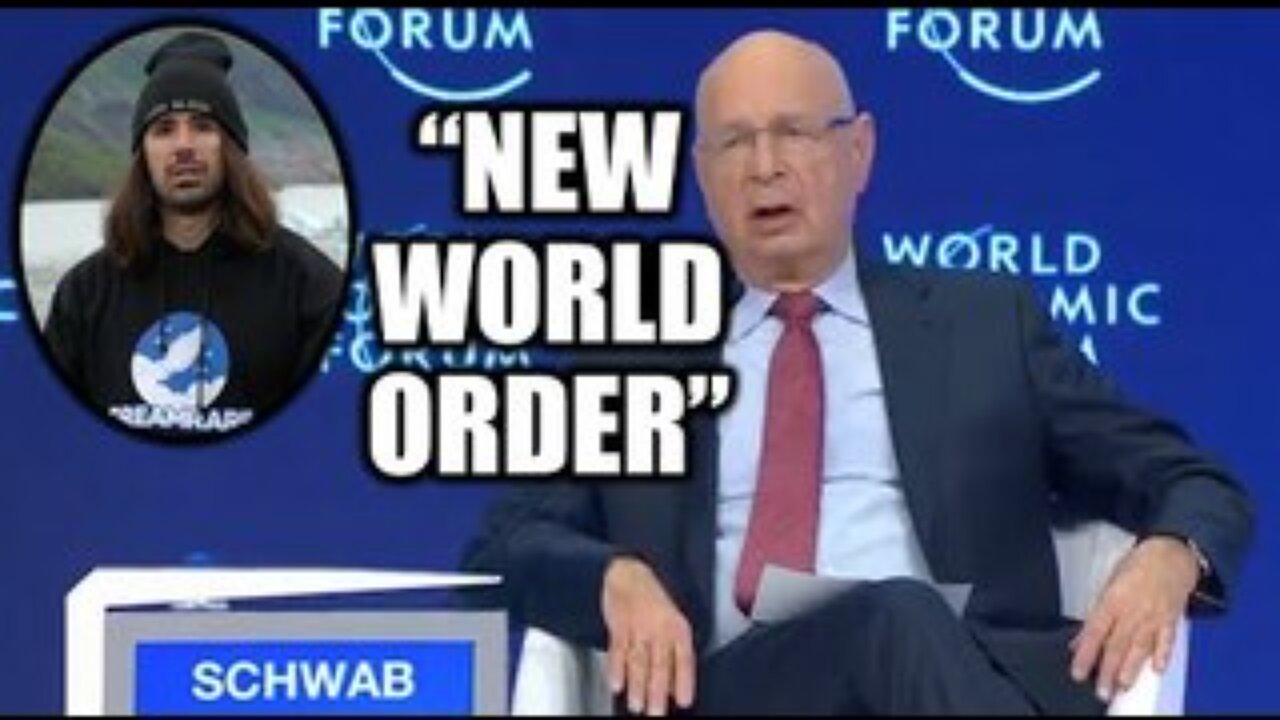 Klaus Schwab Says "New World Order" In Resurfaced Clip & I Read A Paragraph From His Book