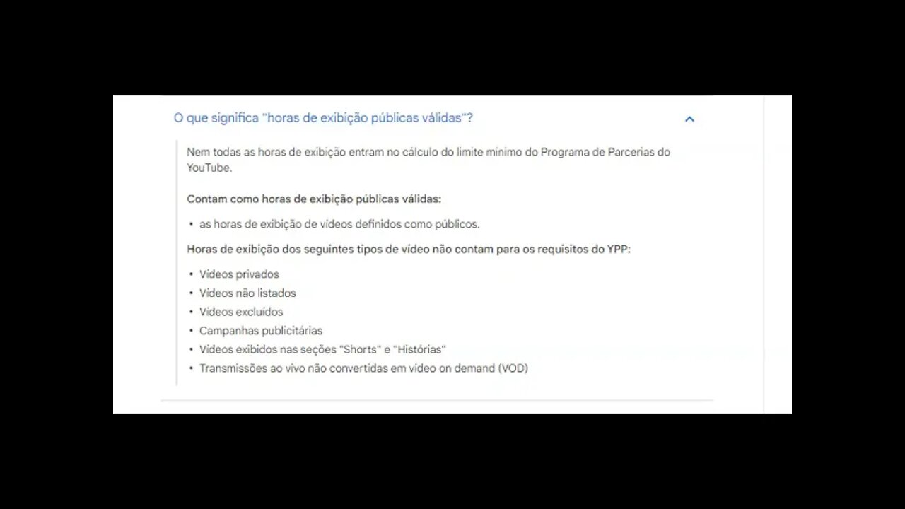 MONETIZAÇÃO Regra para tempo de exibição do youtube - Para produtores de conteúdos Monarquistas