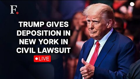 Donald Trump Gives Deposition In New York In Civil lawsuit