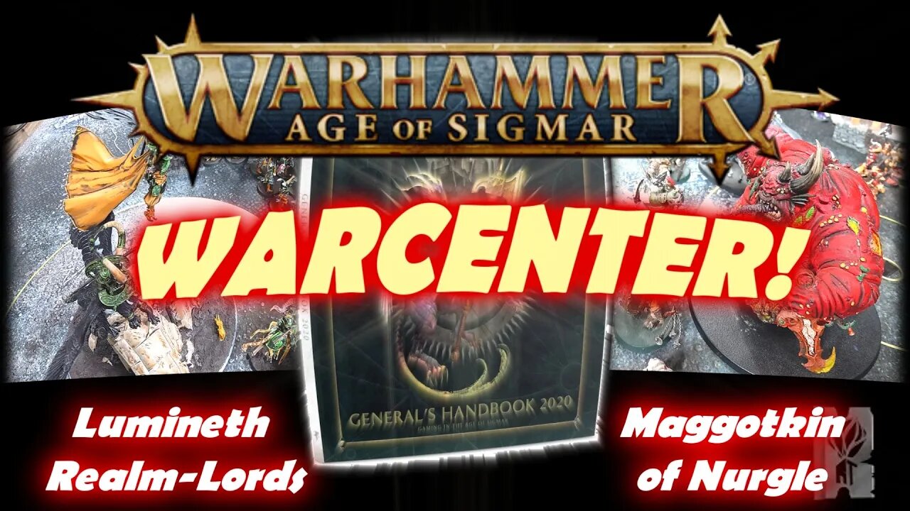 WARCENTER 1 - Battle Report Pre-game Show Warhammer Age of Sigmar