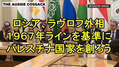 セルゲイ・ラブロフ氏：「1967年に承認された国境地帯にパレスチナ独立国家を創設する和平プロセスを再開する必要がある」