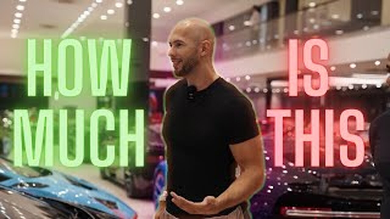 Andrew Tate's supercar shopping spree ( RARE )