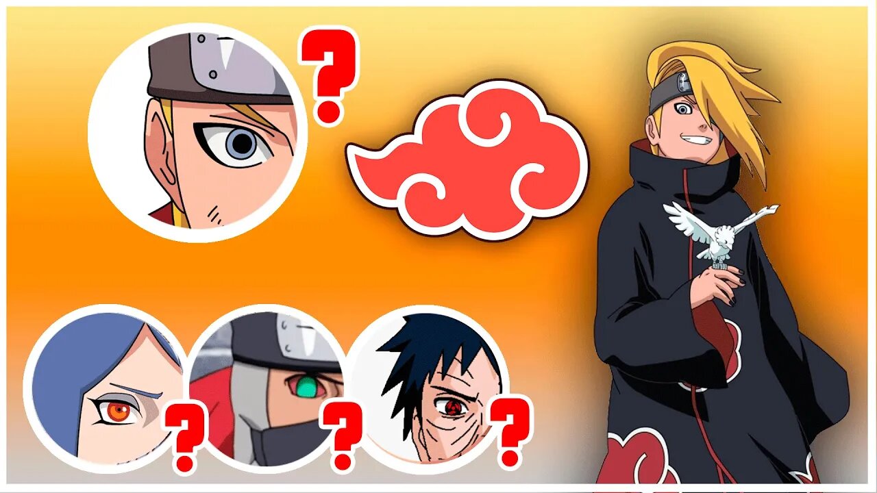 Adivinhe o Personagem da Akatsuki pela Sombra - Quiz Akatsuki