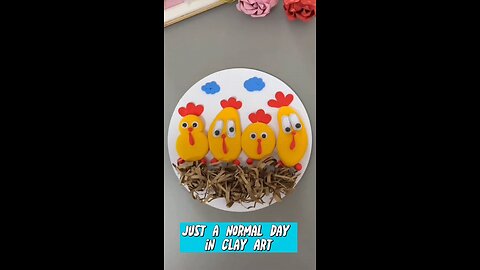 Amazing Clay Chicken art