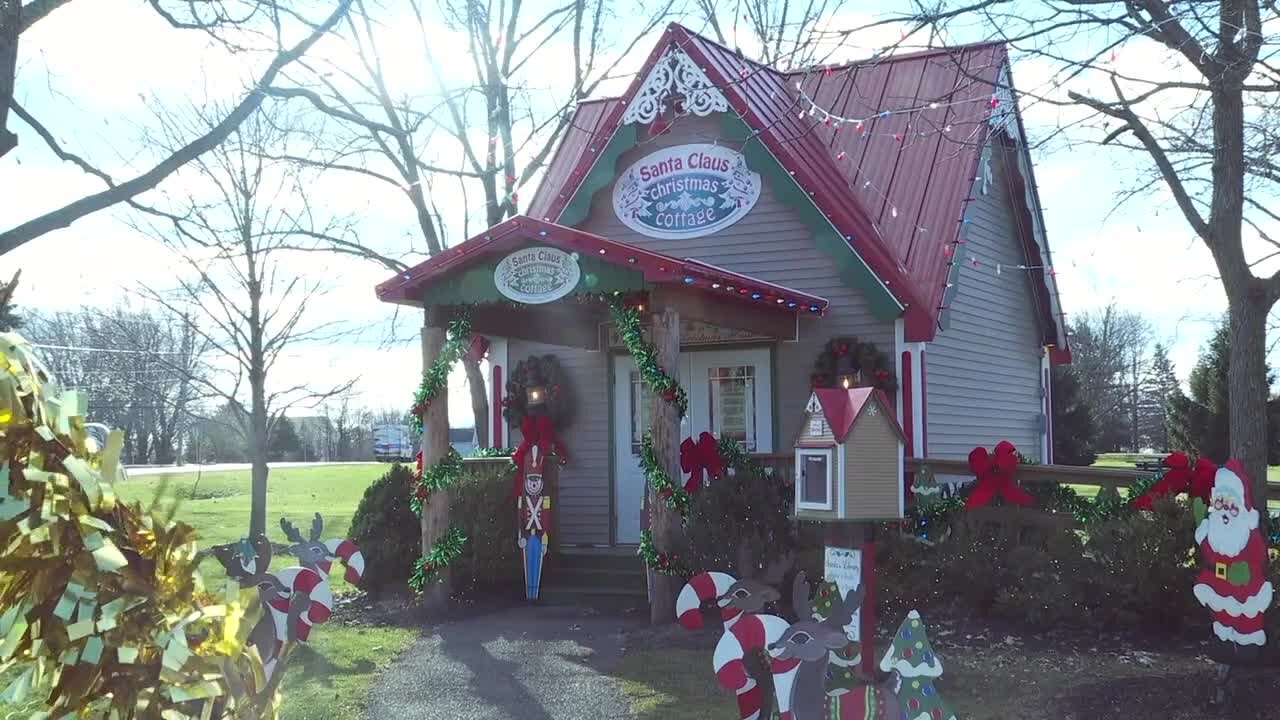 The creator behind the popular Santa Claus Christmas Cottage in Lockport