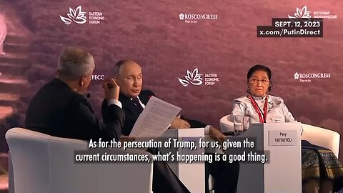 The world is watching President Putin!