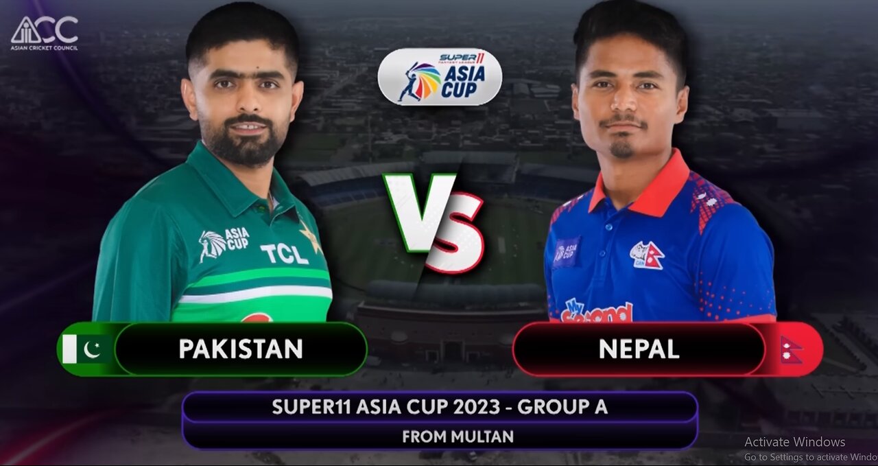 Pakistan vs Nepal - Asia Cup