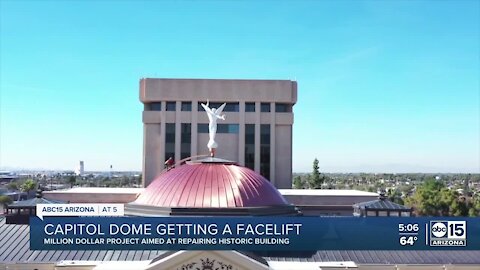 Capitol dome getting a facelift