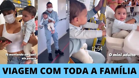 VIAGEM DE EMILY GARCIA E BABAL MAS DESTA VEZ FOI TODA A FAMÍLIA