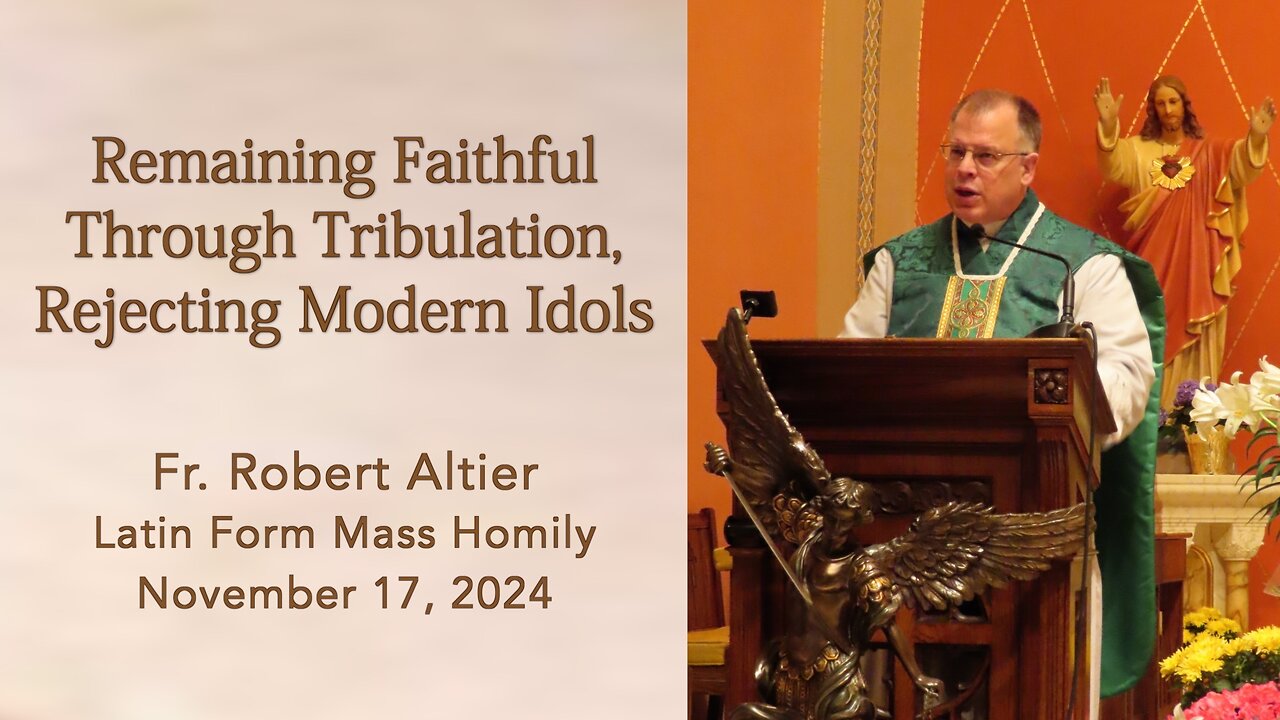 Remaining Faithful Through Tribulation, Rejecting Modern Idols