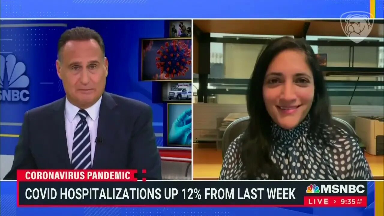 A doctor on MSNBC says that Americans should start wearing masks again