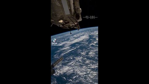 Very close video from earth and voice in space station! #space #earth #trend #viral