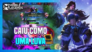 FUI TESTAR ESSE EMBLEMA NA MASHA E FOI INACREDITÁVEL | MLBB
