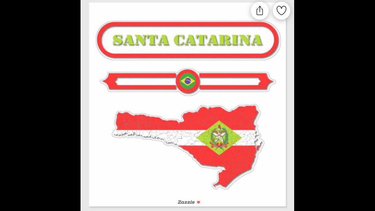 MAPA DE SANTA CATARINA. SAMER BRASIL