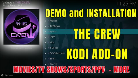 HOW TO INSTALL "THE CREW" KODI ADD-ON - NEW for 2024!