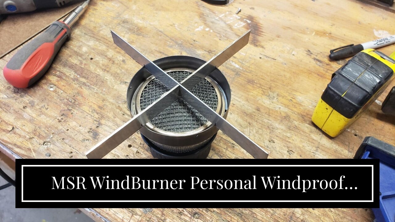 MSR WindBurner Personal Windproof Camping and Backpacking Stove System