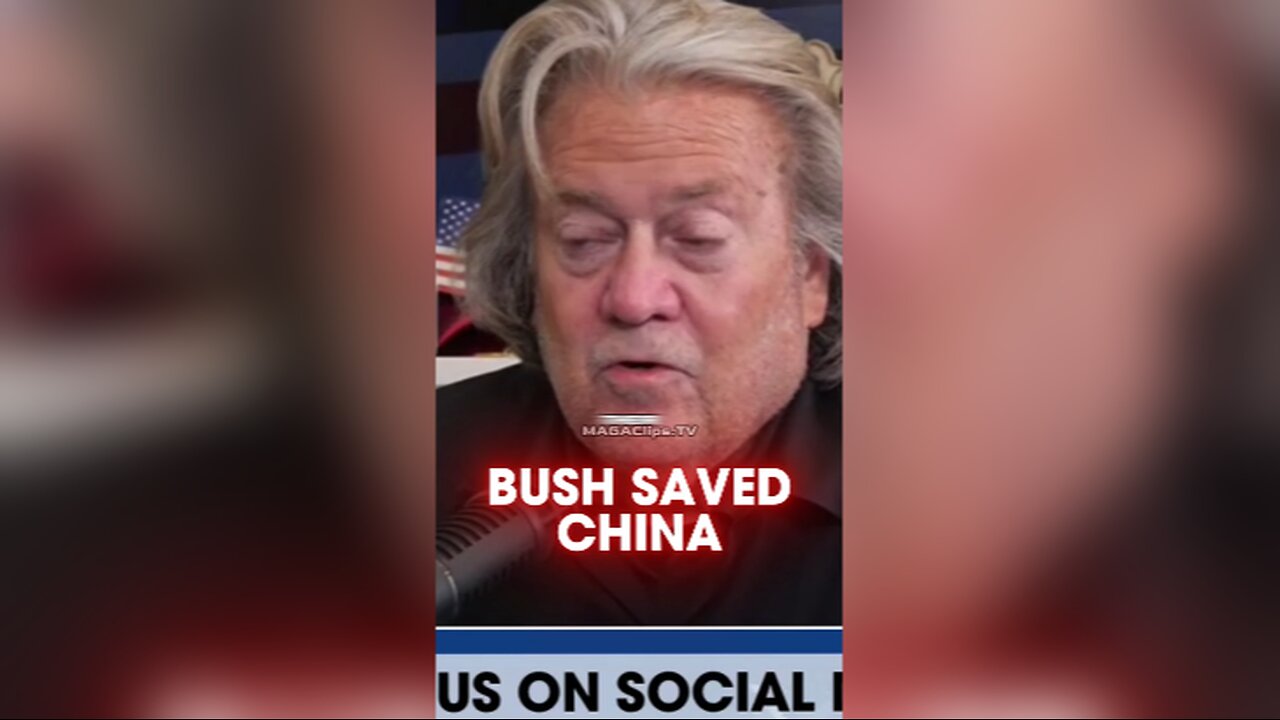 Steve Bannon: George HW Bush Saved China