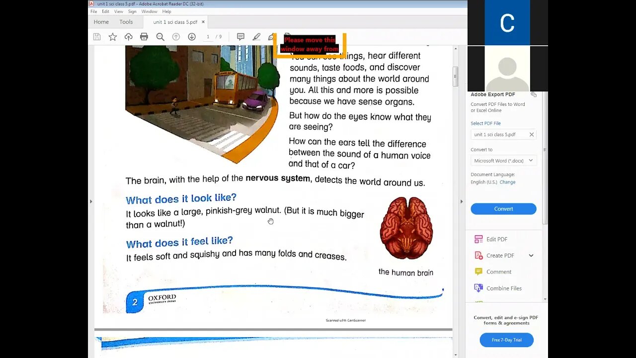 Science Class 5 01 4 2021