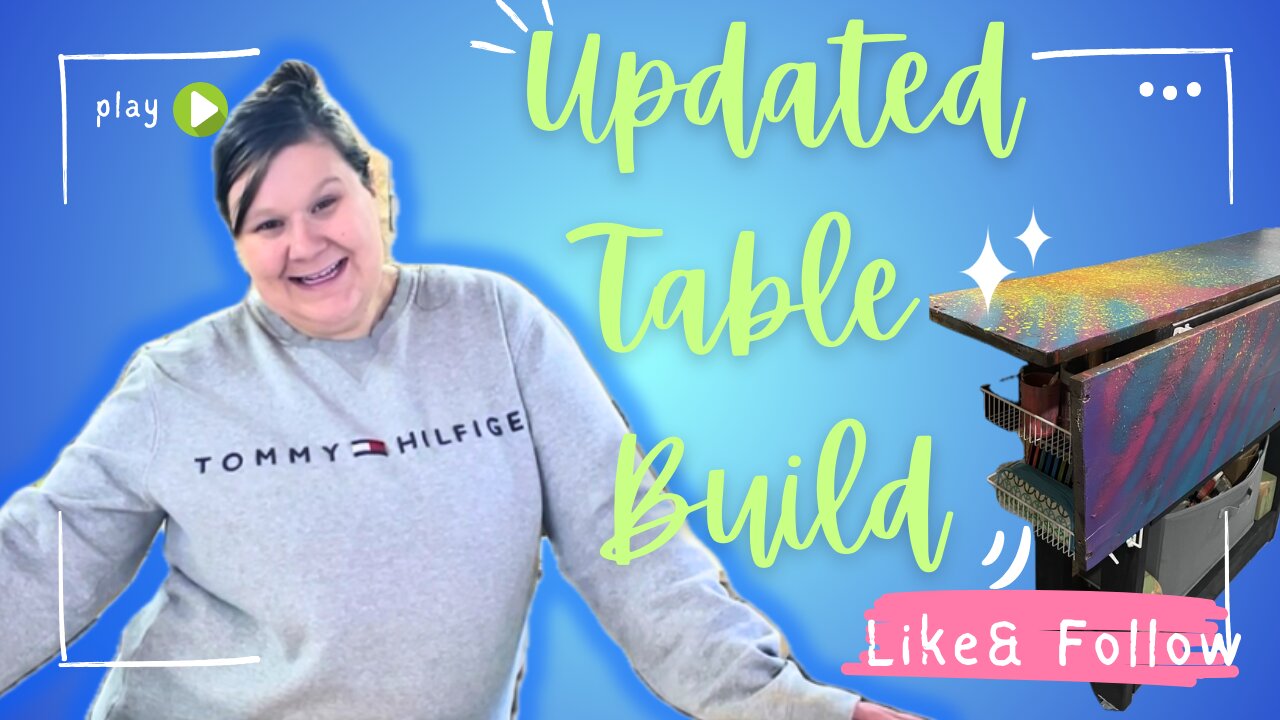 DIY| Drop Side Table Build | Craft room update