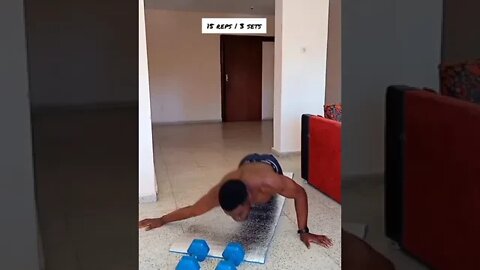Chest. #shorts #workout #athome #beginners