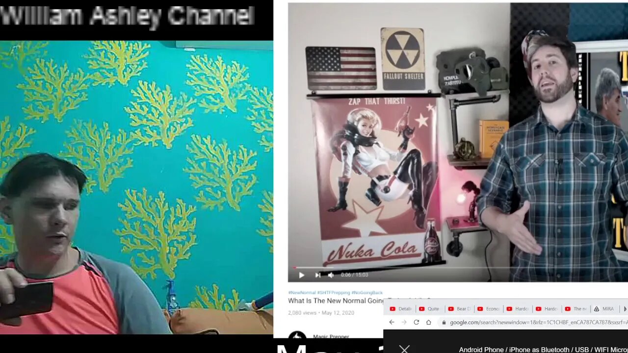 droidcam airdroid test with OBS