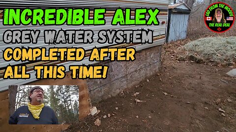 Incredible Alex: Grey Water System Completed After All This Time!