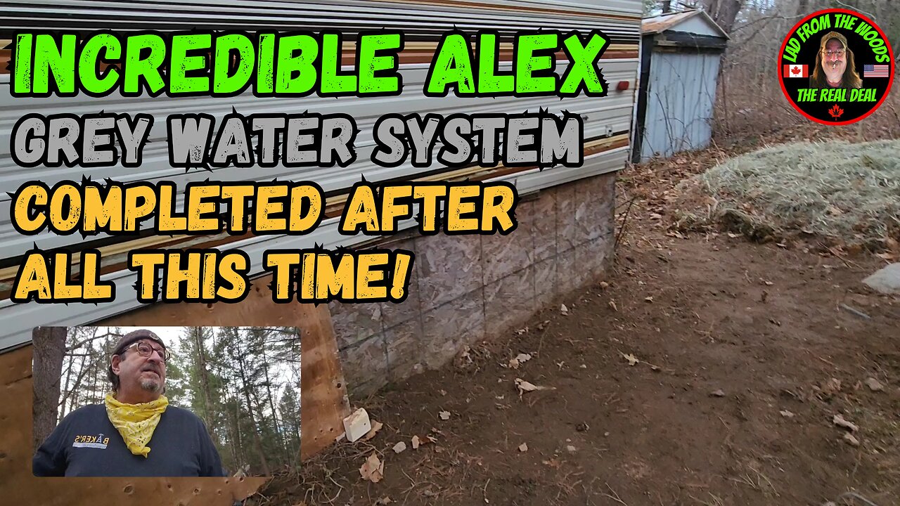 Incredible Alex: Grey Water System Completed After All This Time!