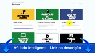 Por dentro do curso afiliado inteligente - Não compre antes de ver este video.