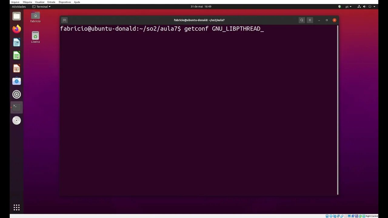 getconf GNU_LIBPTHREAD_VERSION - determinando qual biblioteca de threads está sendo usada no Linux