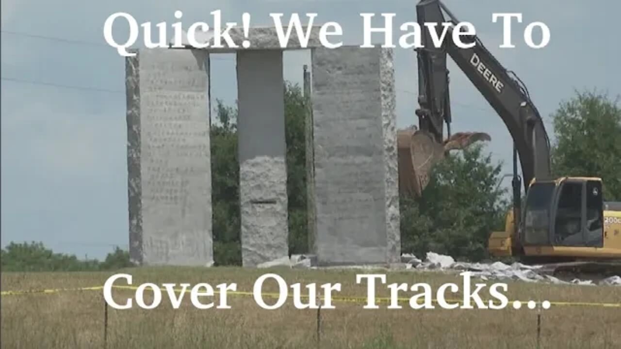 Proof The Club Destroyed The Georgia Guidestones