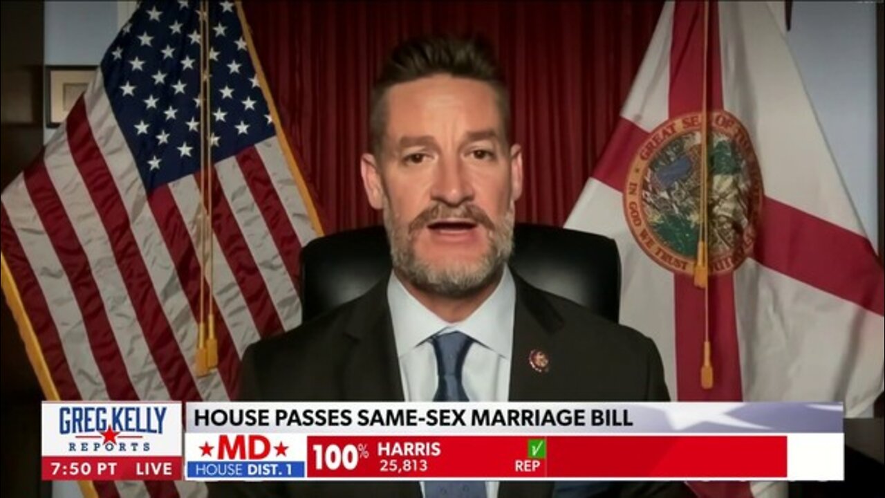 CONGRESSMAN GREG STEUBE ON SAME-SEX MARRIAGE BILL