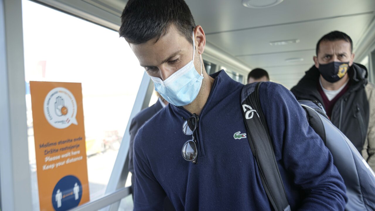 Djokovic back in Serbia after deportation