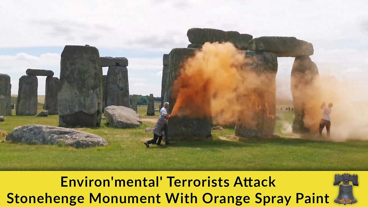 Environ'mental' Terrorists Attack Stonehenge Monument With Orange Spray Paint